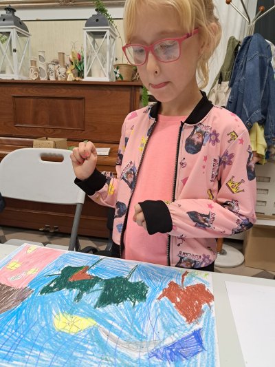 Zajęcia plastyczne 10.10.2023